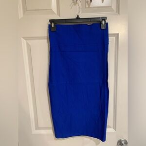 Y2k blue pencil skirt size small